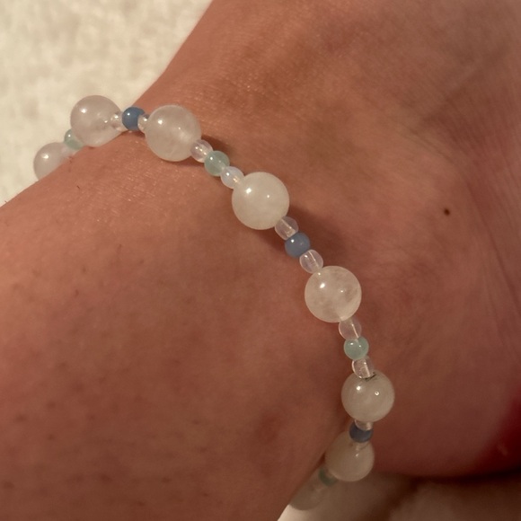 Bracelet (2), and anklet set 🩵🤍 - Picture 2 of 3